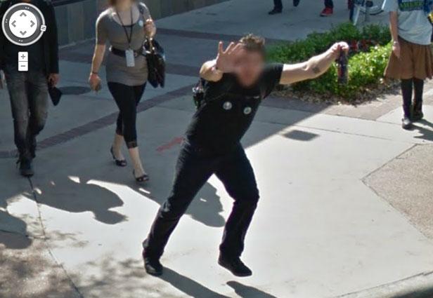 TechieApps-Google Earth and Google Street View pics-Hey, Google look at me!