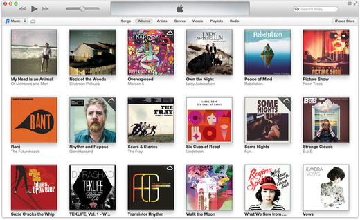 Techieapps-iTunes11-New Interface
