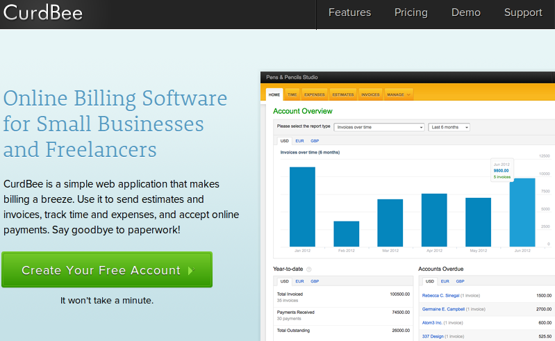 Curdbee-Best Online Invoicing Applications