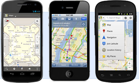 TechieApps-Google-Maps-Mobile
