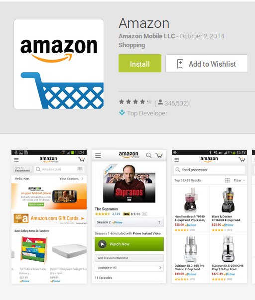 Amazon For Android