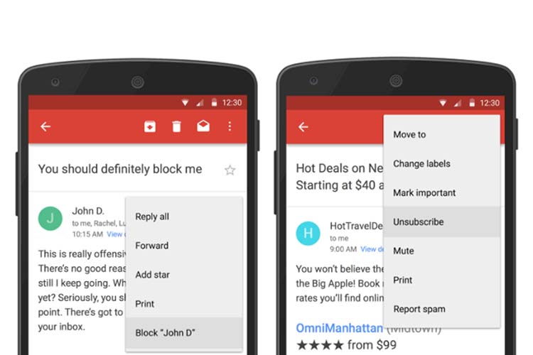 Gmail New Feature "Block and Unsubscribe"