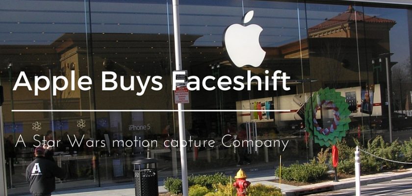 apple buys faceshift star wars motion capture company