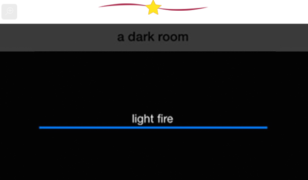 A dark room iPhone gaming app