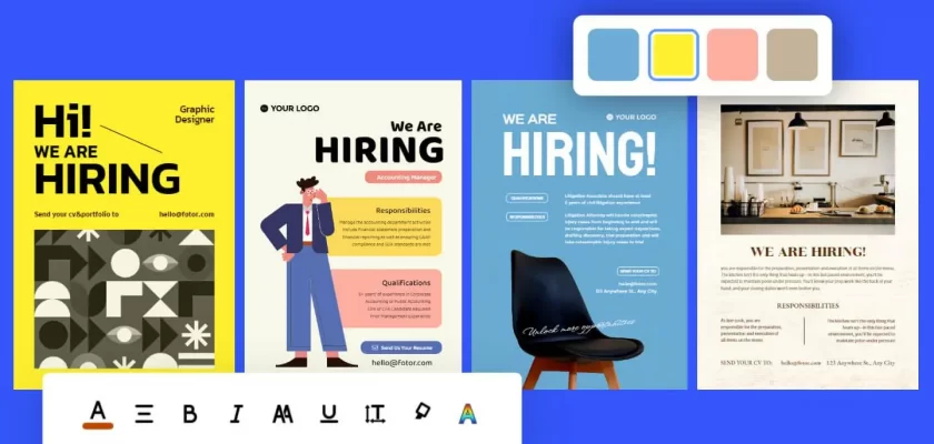 create-we-are-hiring-poster-with-fotor